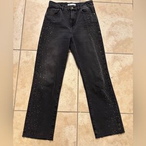 Fashion Denim with glitter details on the sides